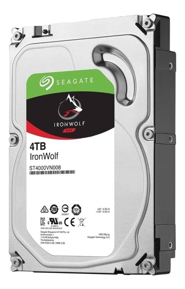 Seagate IronWolf, NAS internal Hard Drive 4 TB HDD, 3.5 Inch